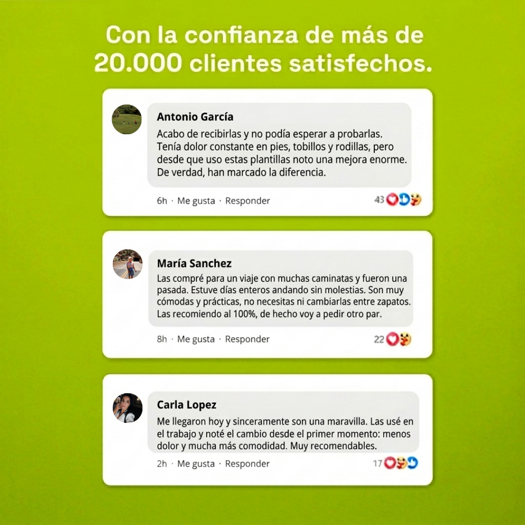 Steplio™ Plantillas Antidolor